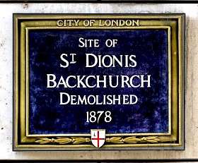 Saint Dionis Backchurch