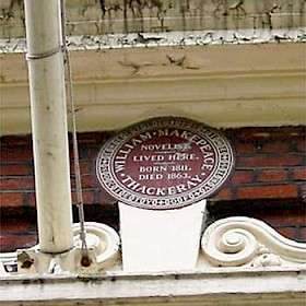 William Makepeace Thackeray, W8 - Palace Green