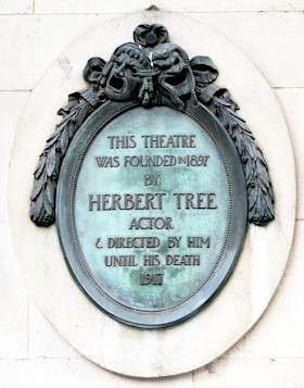 Sir Herbert Beerbohm Tree, SW1 - Haymarket