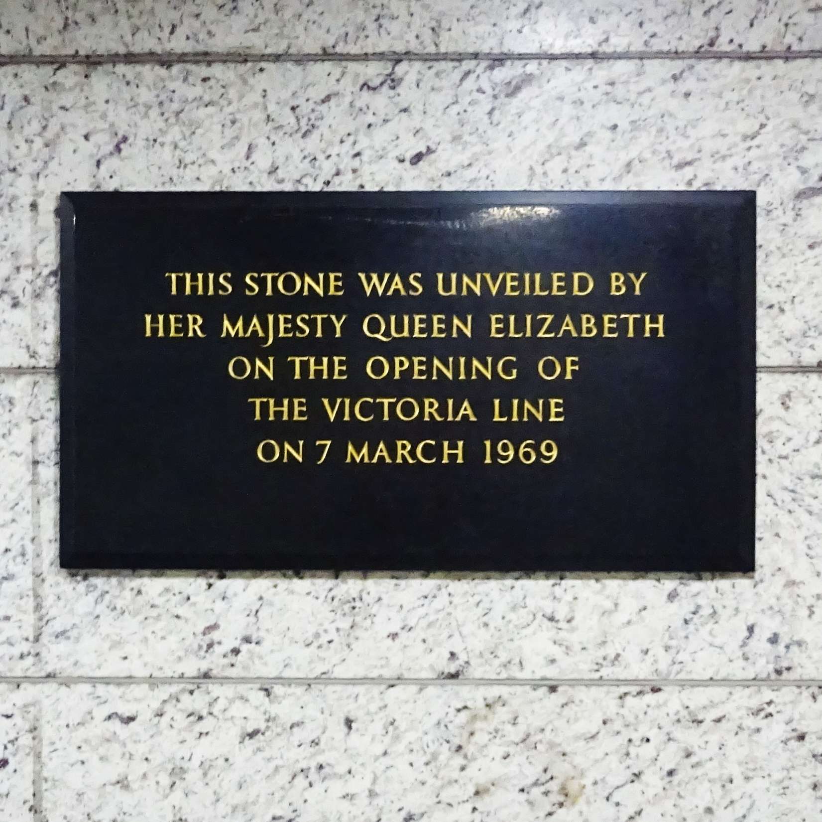 Victoria Line Opening Victoria Line Opening | Plaques of London