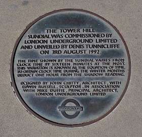 Tower Hill Sundial