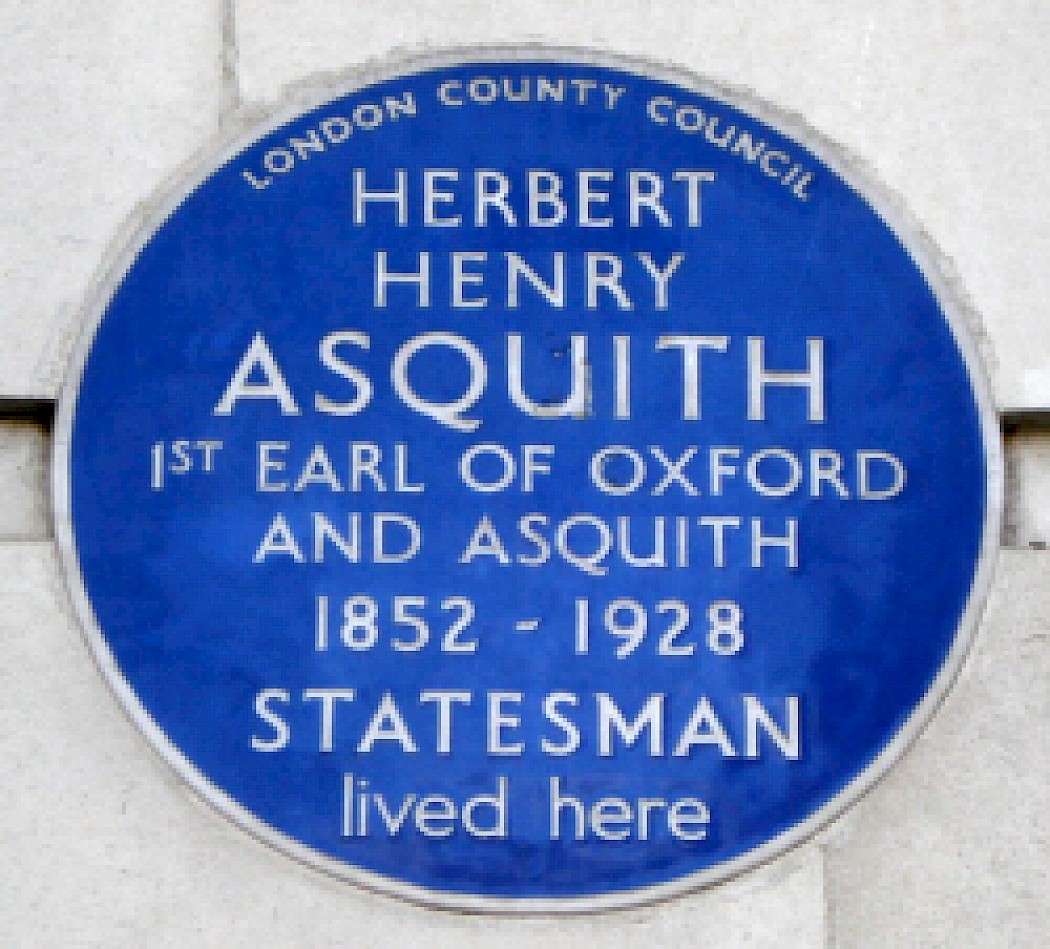 Herbert Henry Asquith W1 Plaques of London