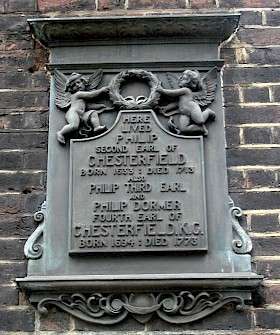 Fourth Earl of Chesterfield - WC1