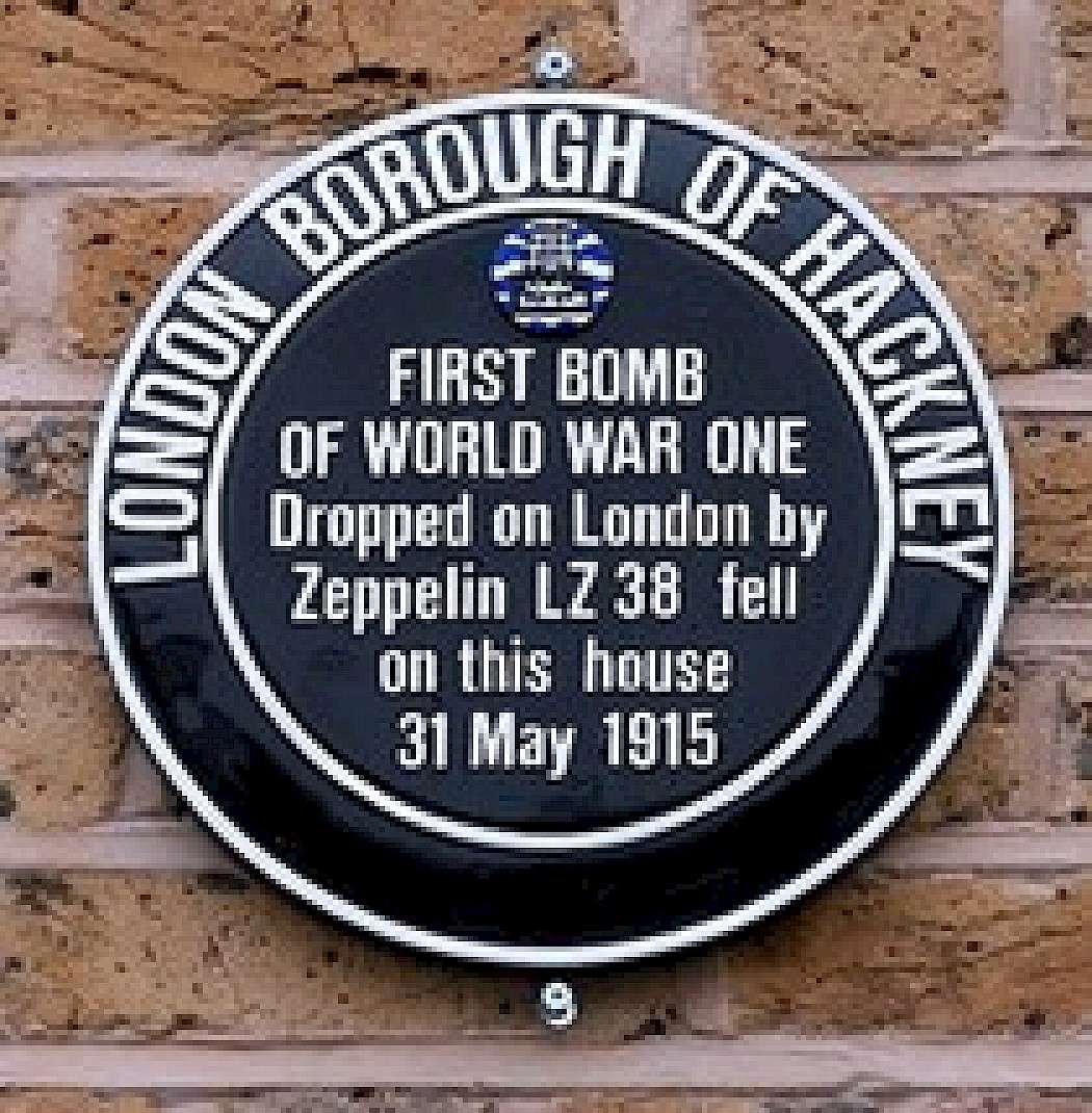 Erected at the correct address but later removed.