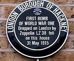 Erected at the correct address but later removed.