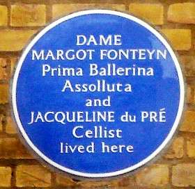 Dame Margot Fonteyn - SW7