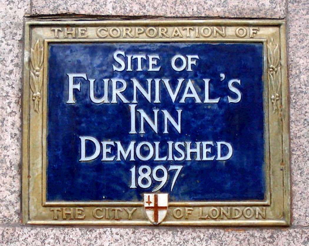 Furnival's Inn Plaques of London