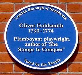 Oliver Goldsmith - SE5