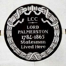 Third Viscount Palmerston, SW1 - Carlton Gardens