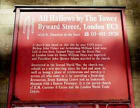 Samuel Pepys, EC3 - Byward Street