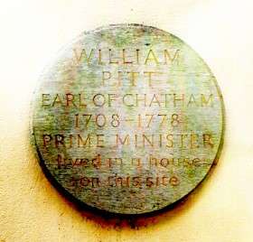 William Pitt, The Elder - NW3