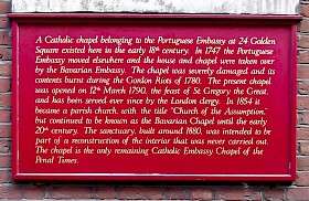 Portuguese Embassy, W1 - Warwick Street